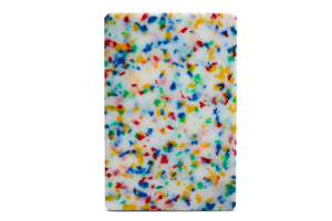 Recycled Plastic Cutting Board Small Confetti
