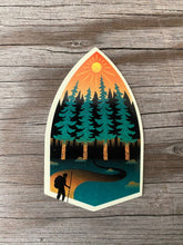 Load image into Gallery viewer, Among The Pines Hiking stickers - Nature Decals