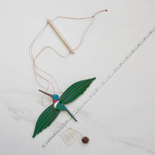 Load image into Gallery viewer, Hummingbird Flying Mobile - Green Ruby Throated