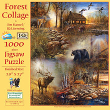 Load image into Gallery viewer, 0591 Forest Collage 1000 pc Puzzle