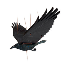 Load image into Gallery viewer, Raven Crow Black Bird Flying Bird Mobile
