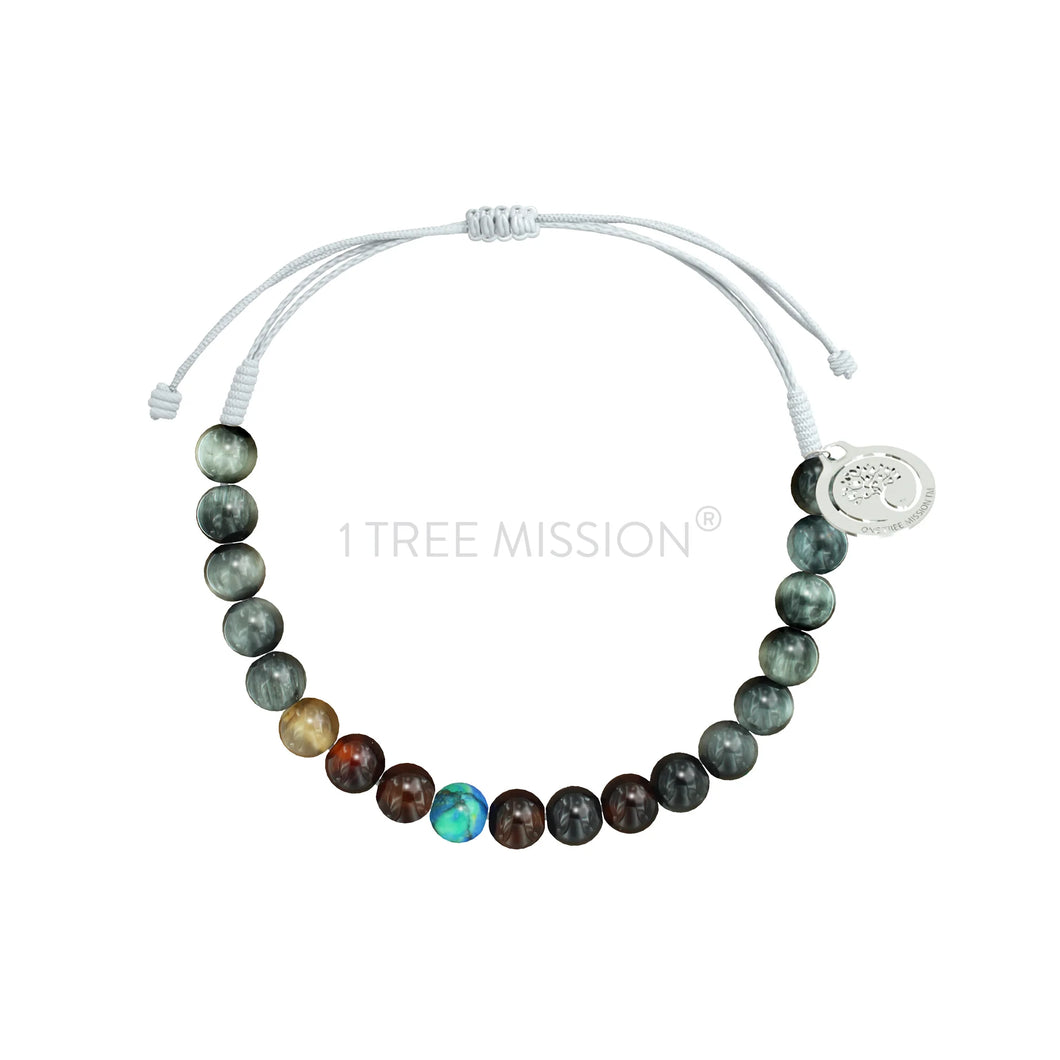 Tree Mission W/ Colored Beads Bracelet