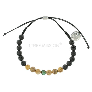 Tree Mission W/ Colored Beads Bracelet