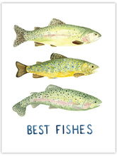 Load image into Gallery viewer, Best Fishes Card - Birthday Card - Best Wishes Card