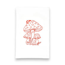 Load image into Gallery viewer, Red Mushroom Toadstool Fly Agaric Kitchen Towel
