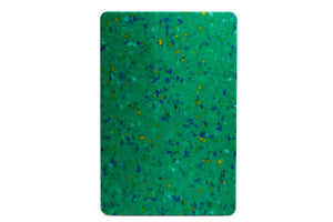 Recycled Plastic Cutting Board Large Green Confetti