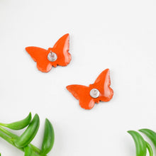 Load image into Gallery viewer, Butterfly Earrings - Monarch SM