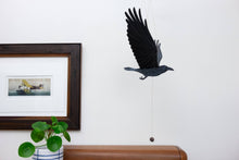 Load image into Gallery viewer, Raven Crow Black Bird Flying Bird Mobile