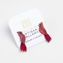 Load image into Gallery viewer, Cardinal Earrings - SM