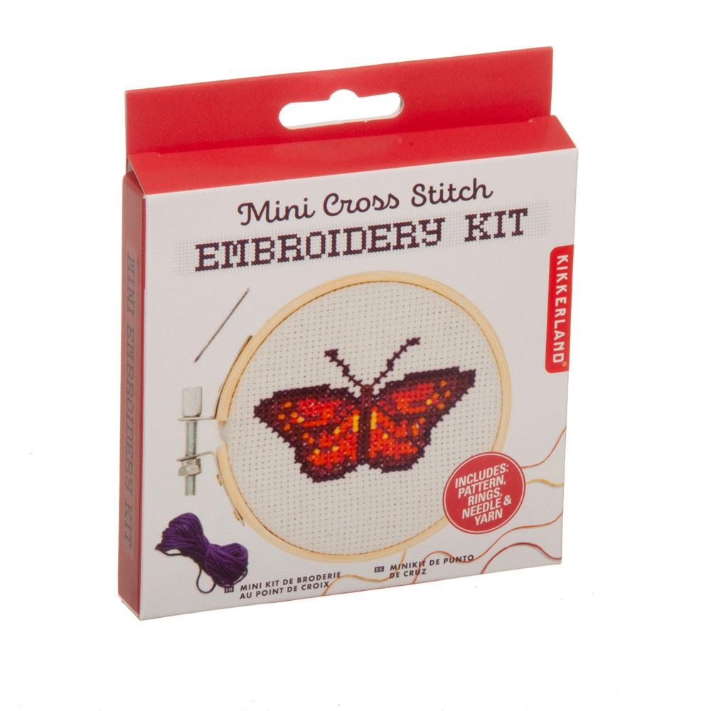 Cross Stitch Butterfly Embroidery Kit