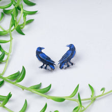 Load image into Gallery viewer, Raven Crow Earrings
