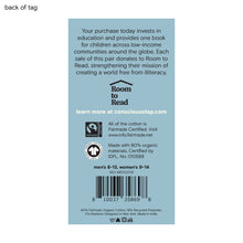 Load image into Gallery viewer, Socks that Give Books  (Ivory Hieroglyphics)