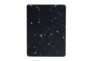 Recycled Plastic Cutting Board XS White Confetti on Black