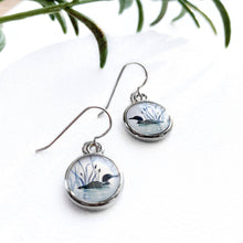Load image into Gallery viewer, Loon Silver Earring