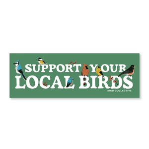 Backyard Birds Bumper Sticker