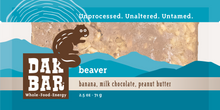 Load image into Gallery viewer, Beaver Bar -Milk Chocolate, Peanut Butter &amp; Banana Snack Bar