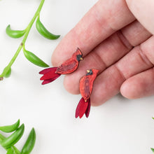 Load image into Gallery viewer, Cardinal Earrings - SM