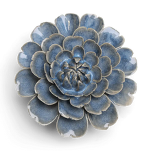 Load image into Gallery viewer, Ceramic Flower Blue Cosmos