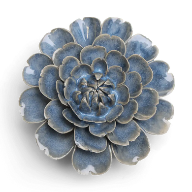 Ceramic Flower Blue Cosmos