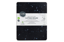Load image into Gallery viewer, Recycled Plastic Cutting Board M White Confetti on Black