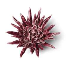 Load image into Gallery viewer, Ceramic Flower Wall Art Flower Purple