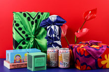 Load image into Gallery viewer, Furoshiki Reusable Fabric Gift Wrap Japanese Wrapping Cloth