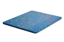 Load image into Gallery viewer, Recycled Plastic Cutting Board Medium Confetti On Blue