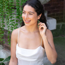 Load image into Gallery viewer, Fern - Glass Bead Earrings