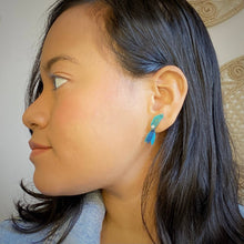 Load image into Gallery viewer, Blue Bird Earrings - SM