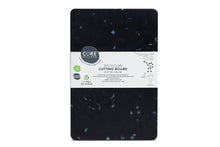 Load image into Gallery viewer, Recycled Plastic Cutting Board Small White Confetti on Black