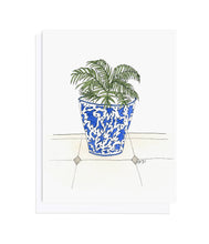 Load image into Gallery viewer, Dos Marias Blue Pot, Botanical, Everyday and Thank you Card
