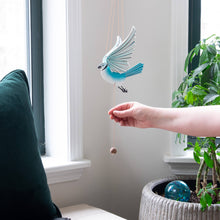 Load image into Gallery viewer, Blue Jay Flying Bird Mobile