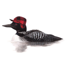 Load image into Gallery viewer, Common Loon with Flap Cap