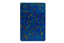 Load image into Gallery viewer, Recycled Plastic Cutting Board Small Confetti on Blue