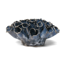 Load image into Gallery viewer, Ceramic Flower Wall Art Polyp Blue