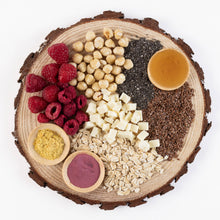 Load image into Gallery viewer, Owl Bar - White Chocolate, Hazelnut &amp; Raspberries Snack Bar