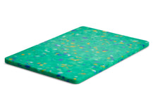Load image into Gallery viewer, Recycled Plastic Cutting Board Small Green Confetti