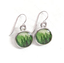 Load image into Gallery viewer, Forest Silver Earring