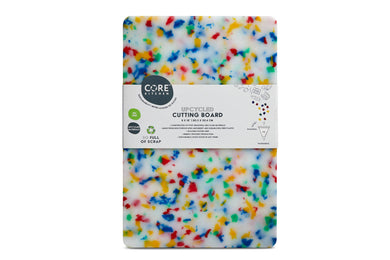 Recycled Plastic Cutting Board Small Confetti