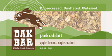 Load image into Gallery viewer, Jackrabbit Bar - Walnut, Apple, Maple &amp; Matcha Snack Bar