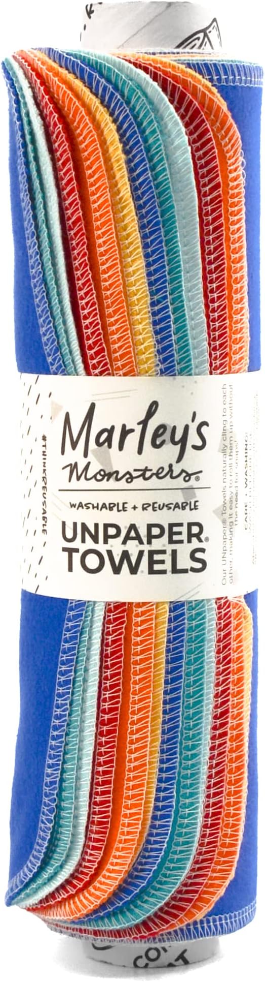 ROLLED UNPAPER® TOWELS: Specialty Solids Sets in 12 or 24 Pack Sunset