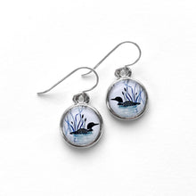 Load image into Gallery viewer, Loon Silver Earring