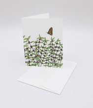 Load image into Gallery viewer, Callicarpa Americana and Monarch Butterfly, Botanical