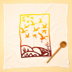 Flour Sack Dish Towel - Immigration/Migration