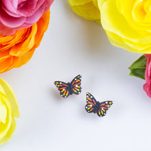 Load image into Gallery viewer, Butterfly Earrings - Monarch SM