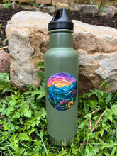 Load image into Gallery viewer, Colorful Mountains Sticker - dishwasher safe