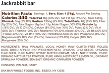 Load image into Gallery viewer, Jackrabbit Bar - Walnut, Apple, Maple &amp; Matcha Snack Bar