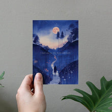 Load image into Gallery viewer, I love you to the moon and back | Love Card