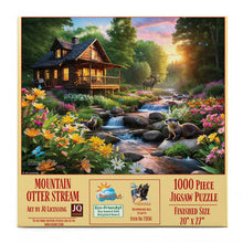 Load image into Gallery viewer, 5282 Mountain Otter Stream 1000 pc Puzzle