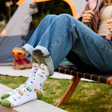 Load image into Gallery viewer, Socks that Protect National Parks (Green Campers): Medium